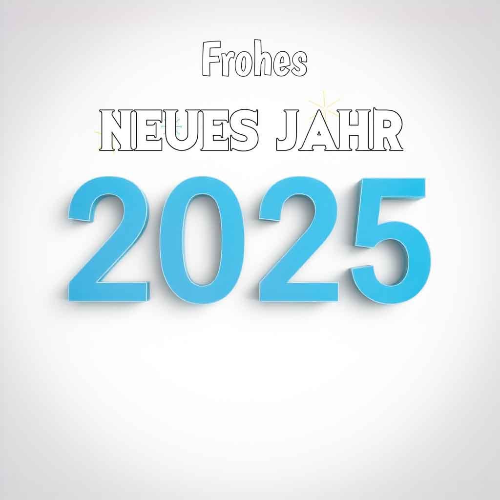 bild frohes neues jahr 2025 lustig​