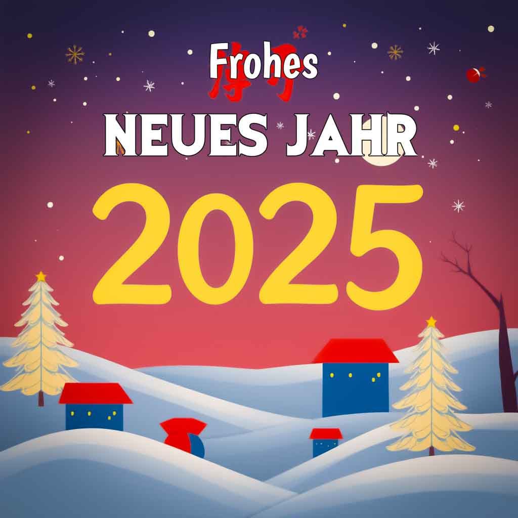 bild frohes neues jahr 2025