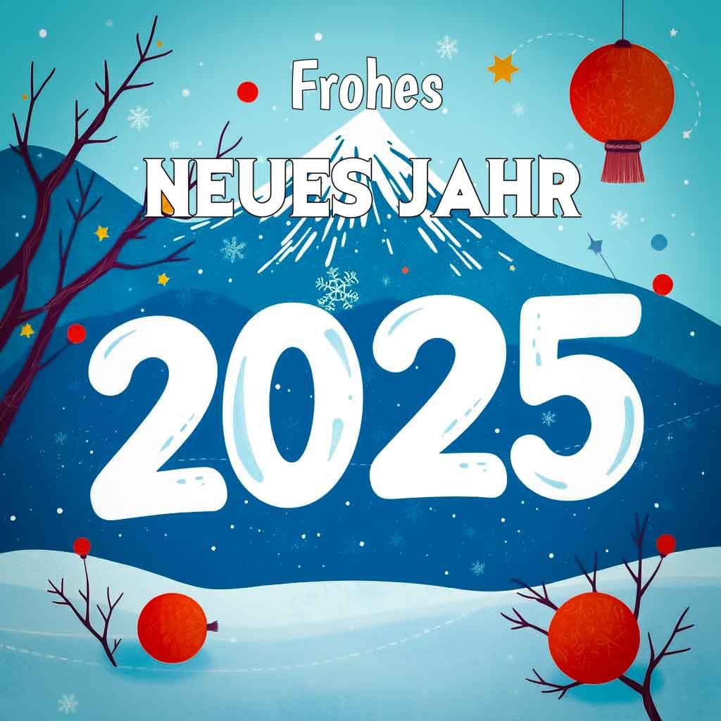 bilder ein frohes neues jahr 2025