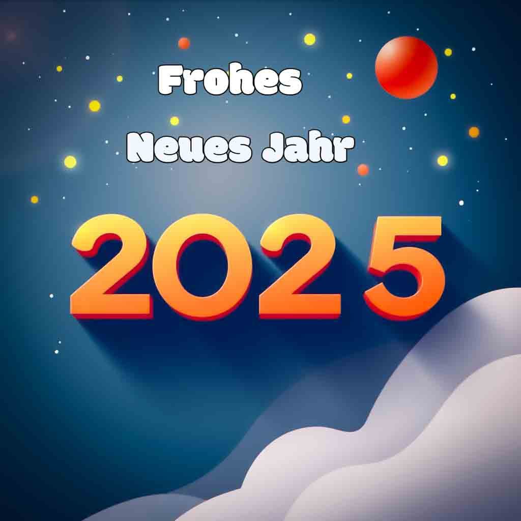 frohe neues jahr 2025 bilder​