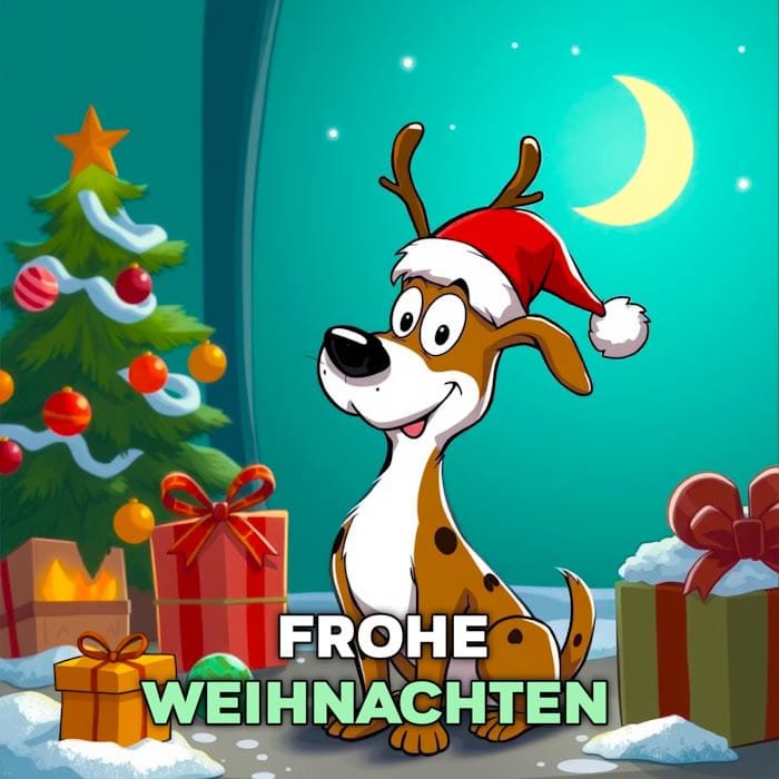 frohe weihnachten hunde bilder 5