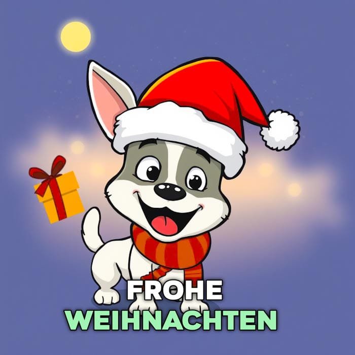 frohe weihnachten hunde bilderN 5