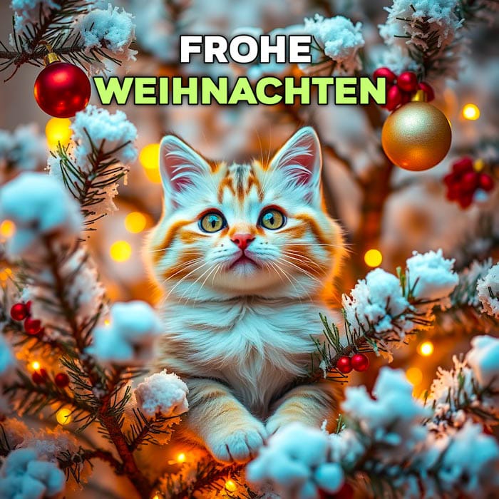 frohe weihnachten katzenbilder 18