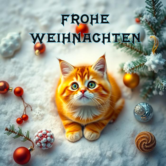 frohe weihnachten katzenbilder 20