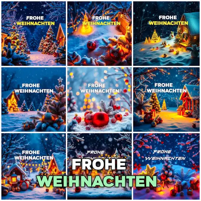 frohe weihnachten naturbilder