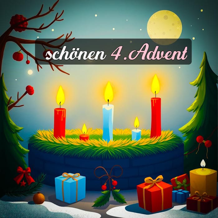 frohe weihnachten und einen schönen 4 advent 4