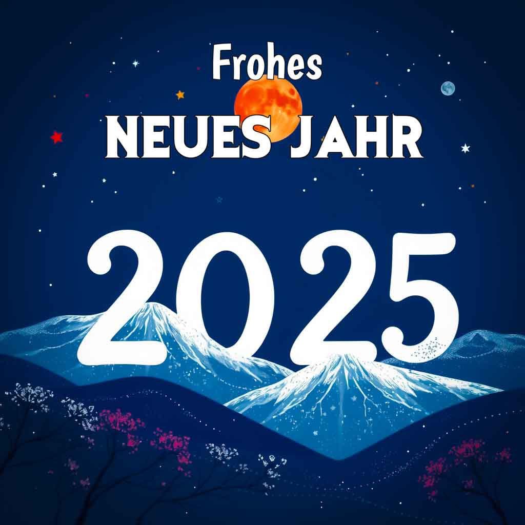 frohes neues jahr 2025 bilder​