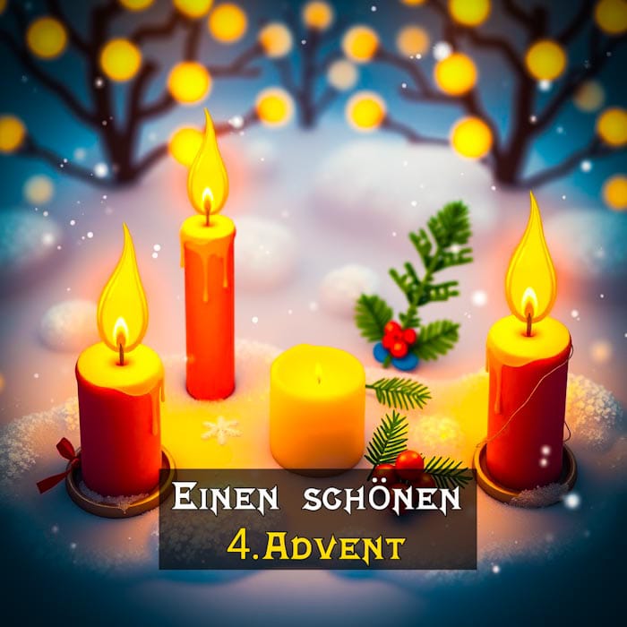 schönen 4 advent bilder