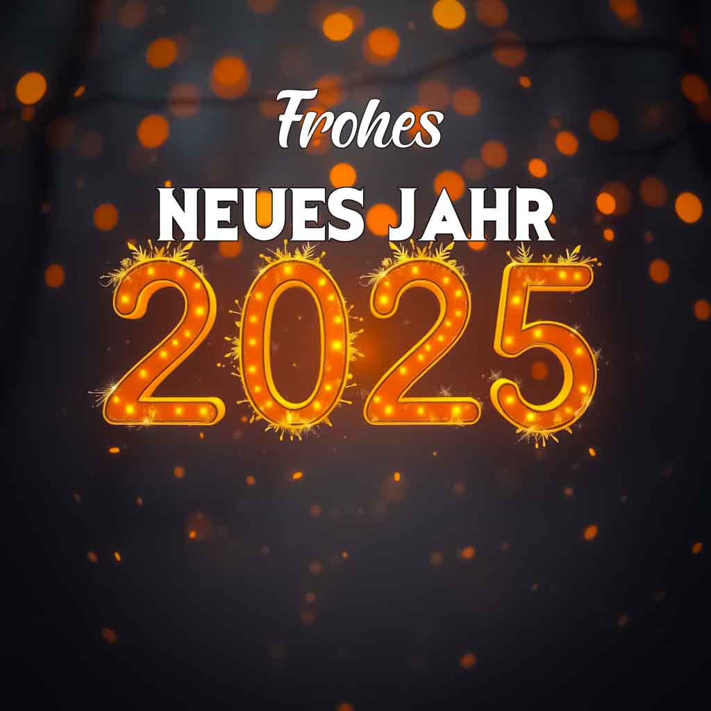 silvester und neujahrsgrüße 2025