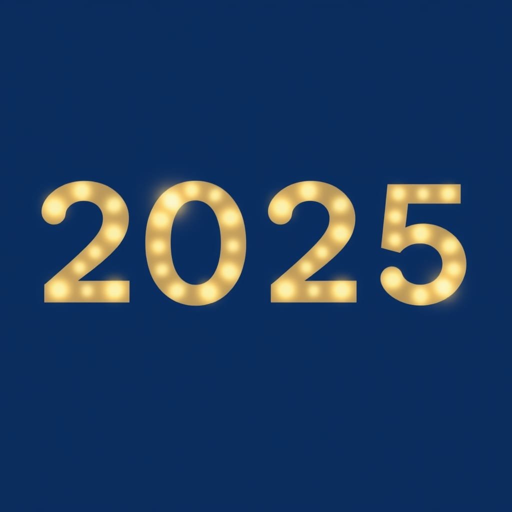 und ein gesundes neues jahr 2025 hd