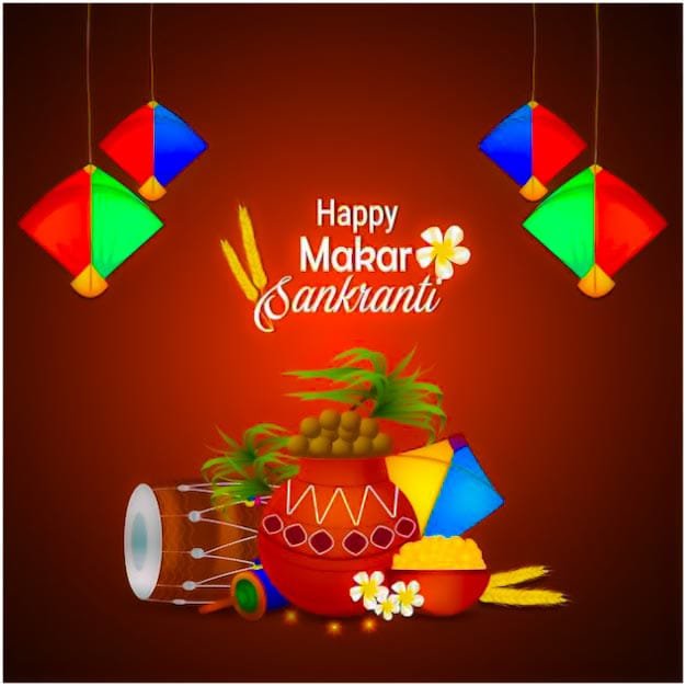 happy makar sankranti photo hindi​