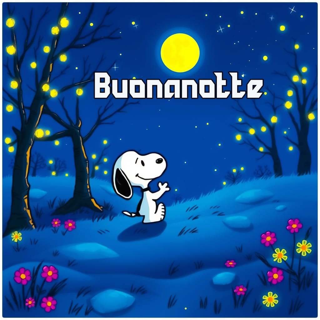 1000+ snoopy buonanotte immagini nuove & whatsapp gratis