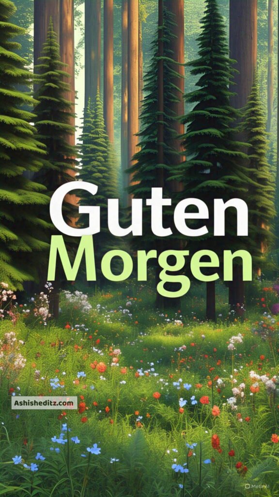 guten morgen bilde