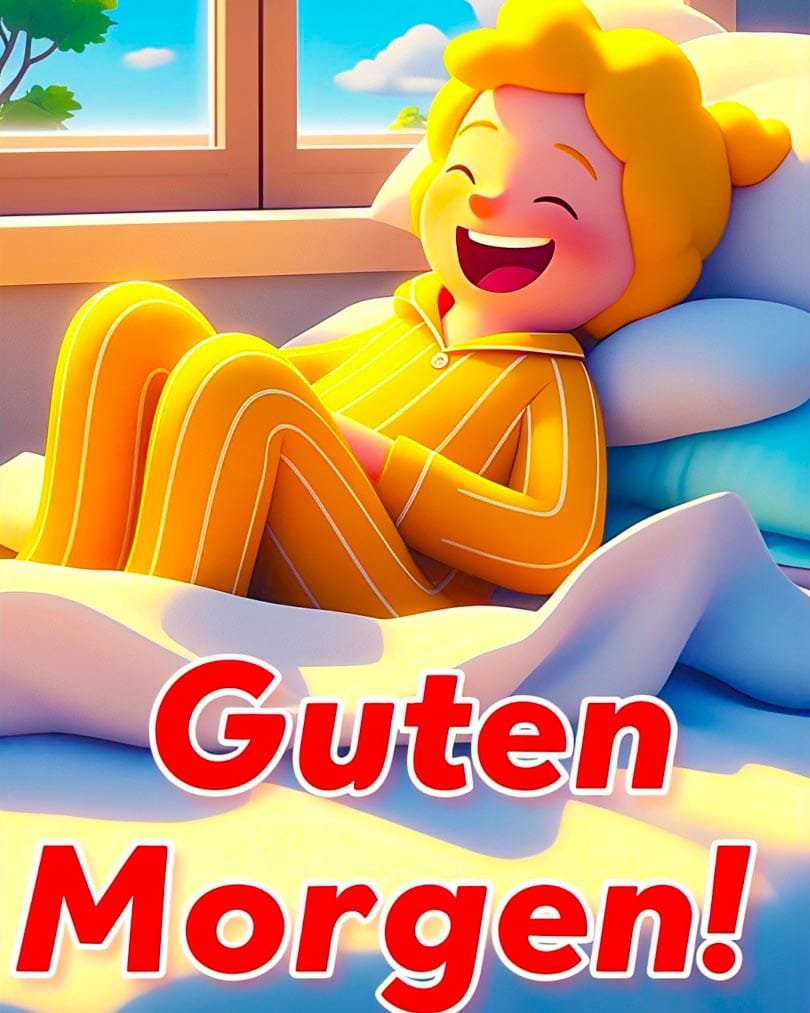 witzig guten morgen katze lustig​